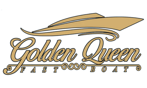 Logo of Golden Queen Fast Boat Operator, Popular Bali to Lombok and Gili Islands Ferry.