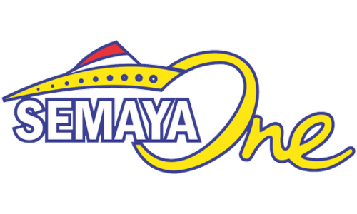 Semaya One Fast Ferry Logo, direct Ferry Service from Padang Bai to Gili Islands.